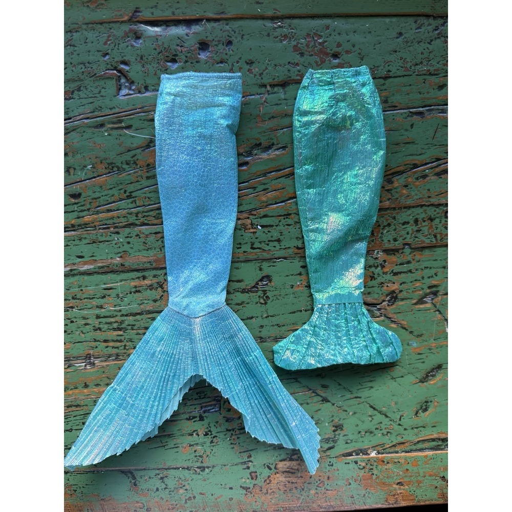 Barbie Replacement Mermaid Tails Iridescent Blue Green